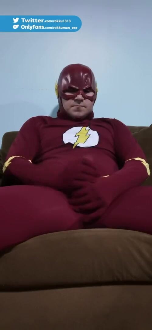 Rokkuman: Cosplay de flash latino masturbatie Chileno aftrekken