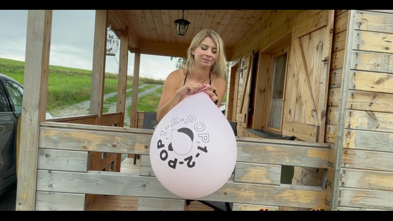 Katerina Hartlova: Blowing Balloon to Very High Size Very Very Big... with...