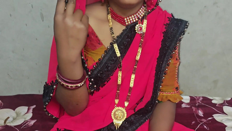 Bangala bhabhi: Suhagraat spezieller sex-hausfrau und sperma im mund