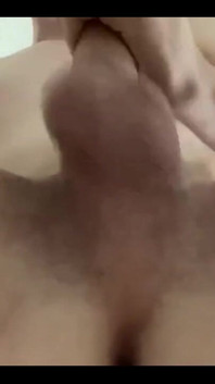 Masturbating