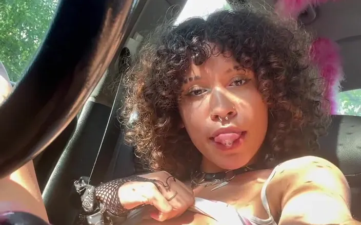 theunholychi: Sloppy Masturbation Session in the Car