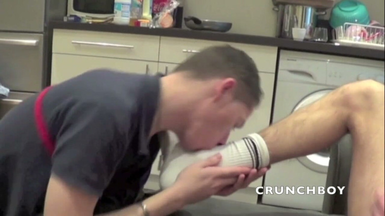 Sneaker gay: Feet humiliation by Fabien and a bisex scally boy