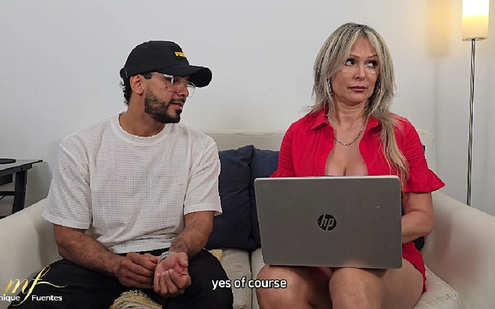 Monique Fuentes: एक चोदने लायक मम्मी जो प्रतिभा एजेंसी का मालिक है, नौकरी के लिए गायक का ऑडिशन देती है - monique Fuentes