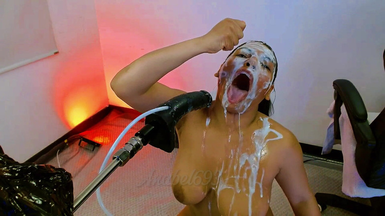 anabel693: Kompilace výstřiků na roztomilou brunetku