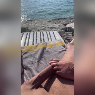 Spuirtcouplexxxx: Awek cergas panas memancut mani di pantai Valalta, Punta Kriz,...