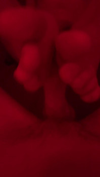 Footjob Before Fucking My Straight Friend