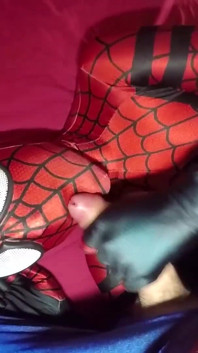 Natacha Guapa örümcek kız dölleme zentai