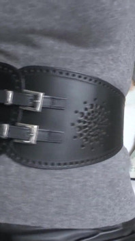 Belt Fitting in the Living Room, Part 3, Lady Victoria Valente