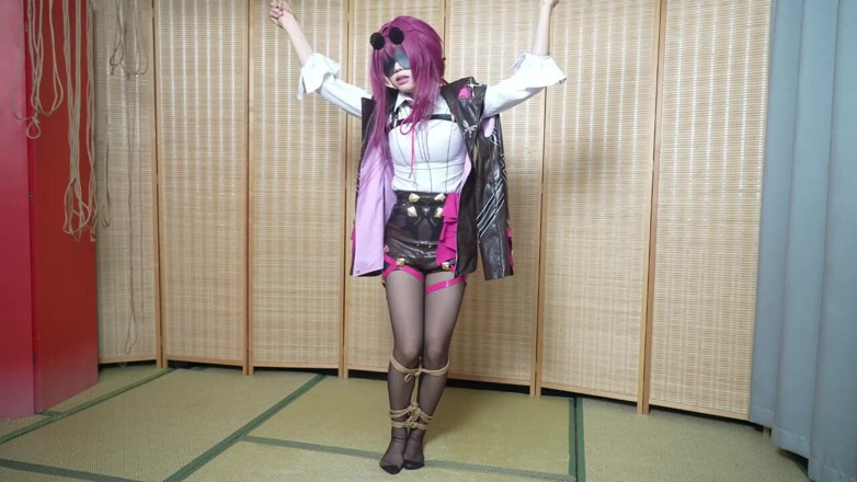 Aisan girl bondage: XR8コスプレ ボンデージ2