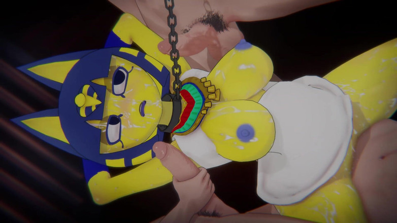 Tomu aisuman: [Animal Crossing] - Ankha bước vào khu vực (cưỡi dân làng &amp; pov...
