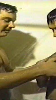 Oily Mature Men Wrestle and Fuck Wildly