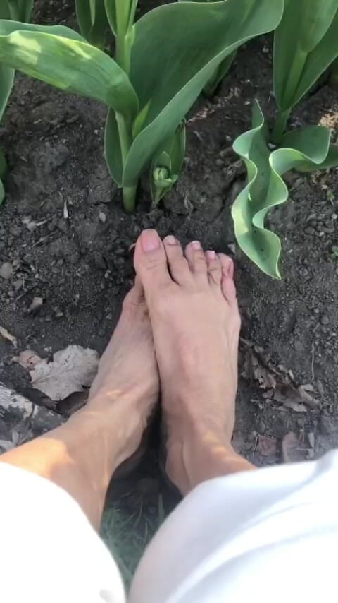 Naelor: Melove dengan kaki kecilnya di luar di taman