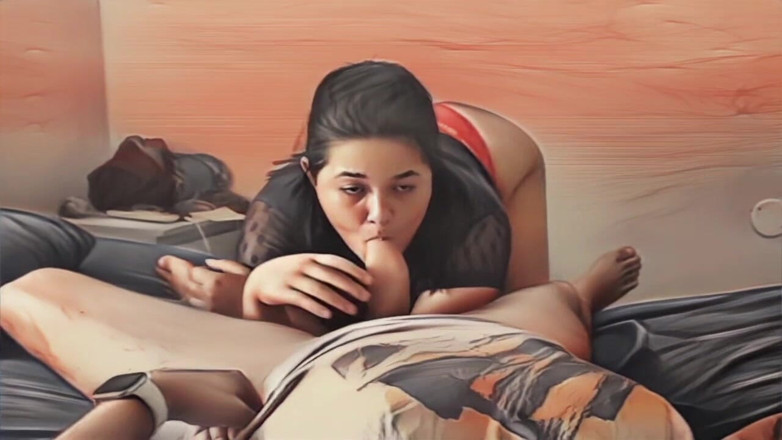 Sashasweet: Unfaithfull Wife Sucking Friend Cock