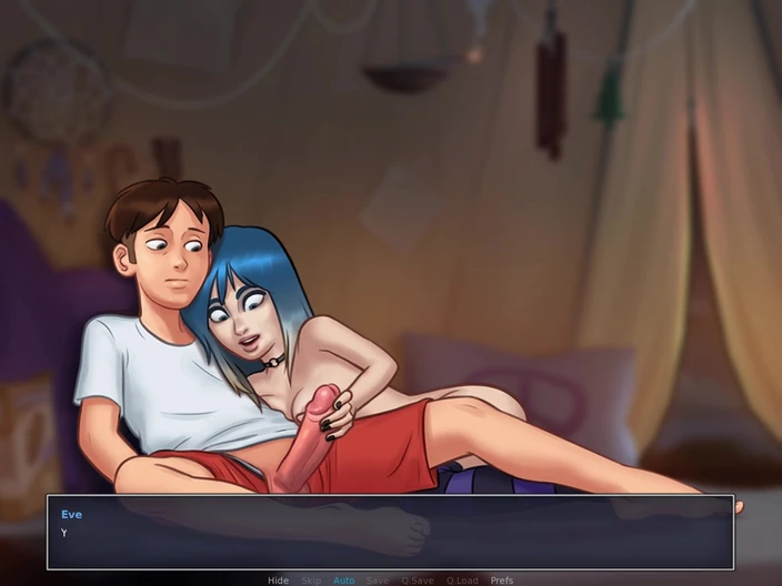 TheCummerBay: Let's Play - Summertime Saga, Meet Eve
