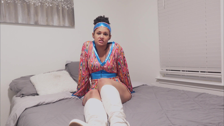Kink in Time: Calisa Bliss 'Groovy '60s aftrekinstructie pov verleiding wacht!
