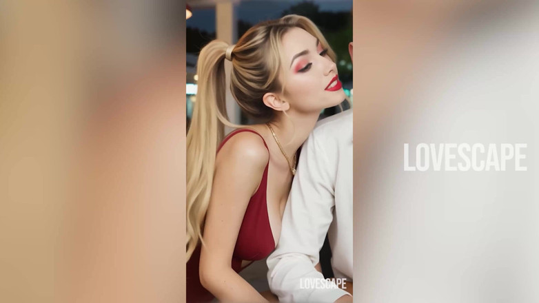 Lovescape: Niewinna randka z blondynką kończy się smyczą i upokorzeniem