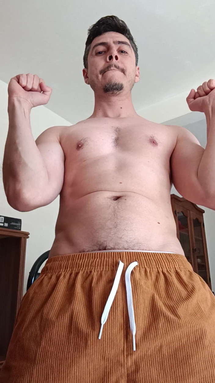 TabascoJake: Handsome Stepdaddy Shows off Body, Cock, Ass