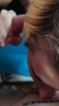 Slutty Blonde Giving Her Ass in the Hair