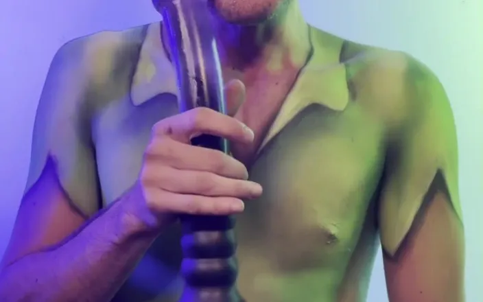 Brett Tyler: Naughty Peter Pan Jerks Himself off and Sucks a Dildo
