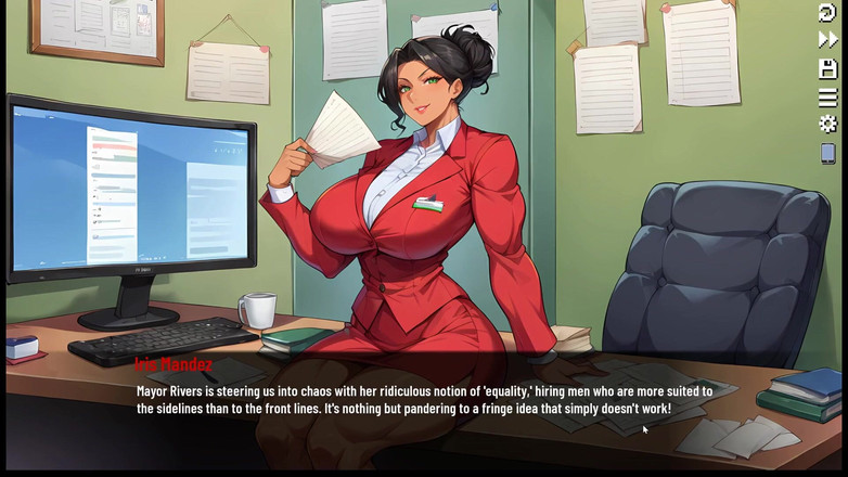 Cum in Futa: Futanari muscle growth world femboy hentai spel ep.3 training van...