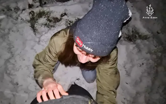 Anne Eden: First Time Sex While It's Snowing!!