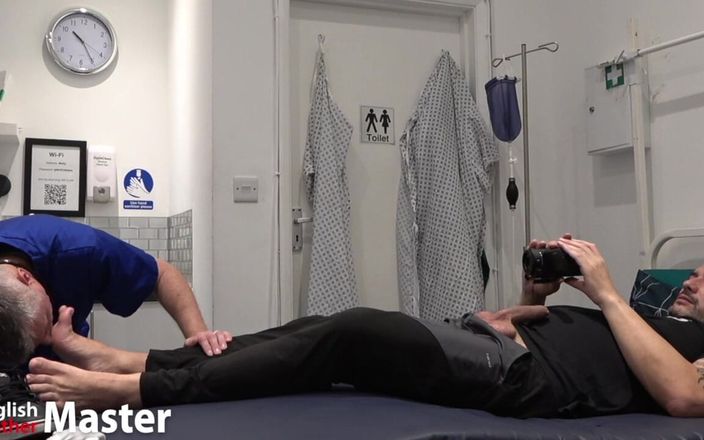 EnglishLeathermaster: Dokter pemuja kaki pasien dan telan sperma dari kaki