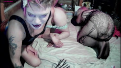 House of whorrors vault of darkness: Translesbická trojka Paní Cys House 9.28.21 XXX