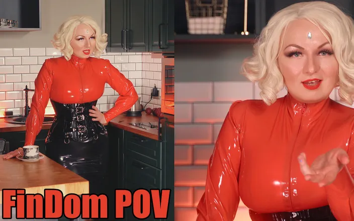 Arya Grander: Financial domination latex video