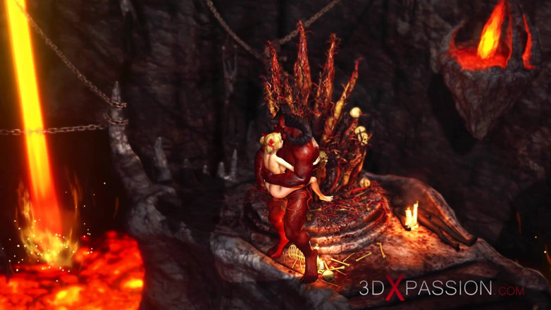 3dxpassion: Inferno. Hot sex in hell. Devil fucks hard a young...