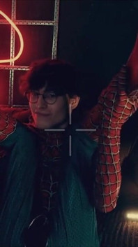 Spider Man Costume. Bottom Boy a Pose. Ass Hole