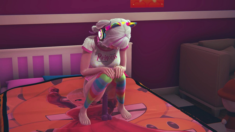 Waifu club 3D: Gamerflicka som rider dildo efter att ha sett hentai