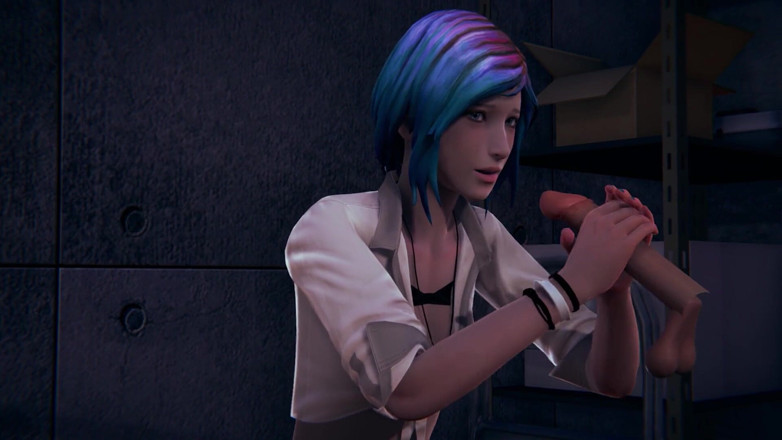 Waifu club 3D: Chloe antrenmandan sonra yarağını sıvazlıyor