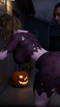 Pawg zombie kötü bir büyük zenci yarağı domaltarak alıyor