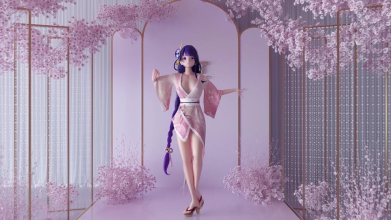 MikuMotion: Genshin Dopad; Čistá země blaženosti; Kimono