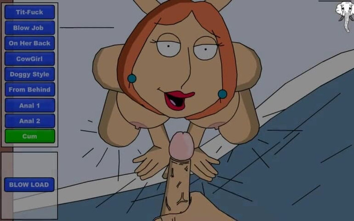 Miss Kitty 2K: Griffin - Lois Griffin intr-o desene animate cu sex cu probleme...