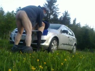 Toilet Mommy: Bends Me on the Hood of the Car and Fucks...