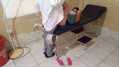 Homemade Porn, the Doctor Checks His Patient, He Gets Excited and Makes Her Fall in Love so He Can Fuck Her
