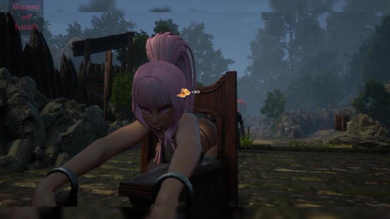 Game of Lust 3D: 3D anime rosa hår brud knullad och creampied av en...