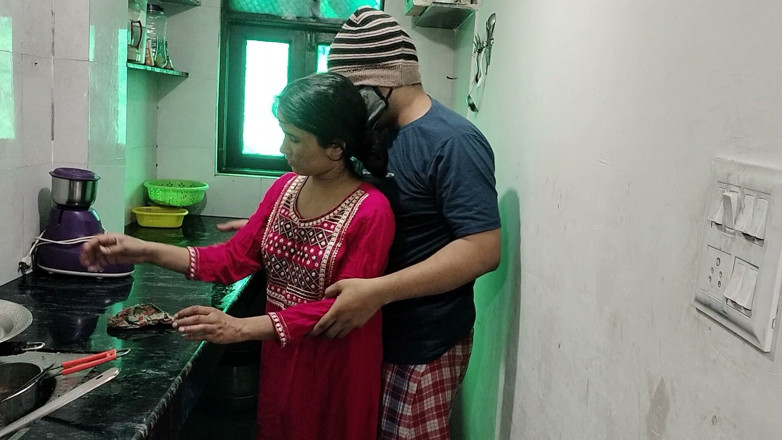 Indian Muslim Couple: Indian Muslim Wife Secret Side Sweet Face, Wicked Attitude