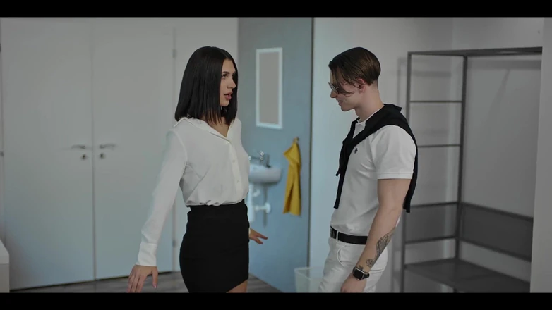Freeze.xxx: Sacanagem professora congela fodida - Jadilica gozada dentro por mimada estudante...