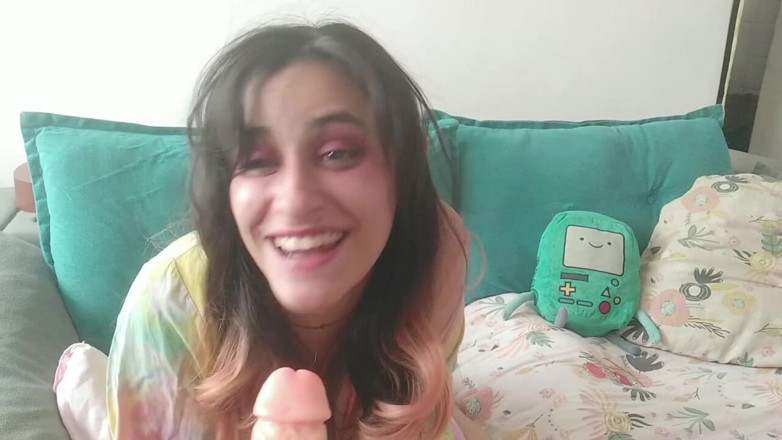 Ms Candy Bunny: Baise amicale - jeu de rôle surprise avec pipe