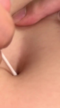 Rei Aino Explores, Smells, Cleans - a Belly Button Like Never Before Part 1