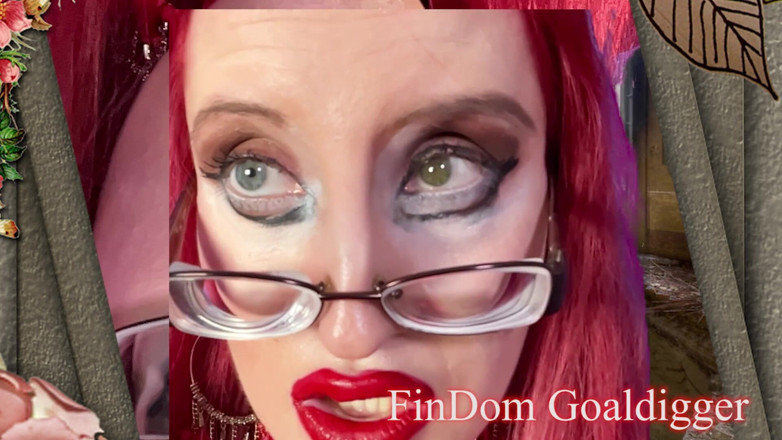FinDom Goaldigger: Transformace s obrovskými brýlemi