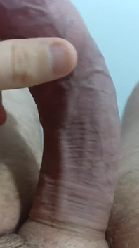 Big Uncut Tight Forskin Cock - Phimosis, Short Cock Play