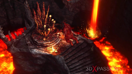 3dxpassion: Inferno. Hot sex in hell. Devil fucks hard a young...