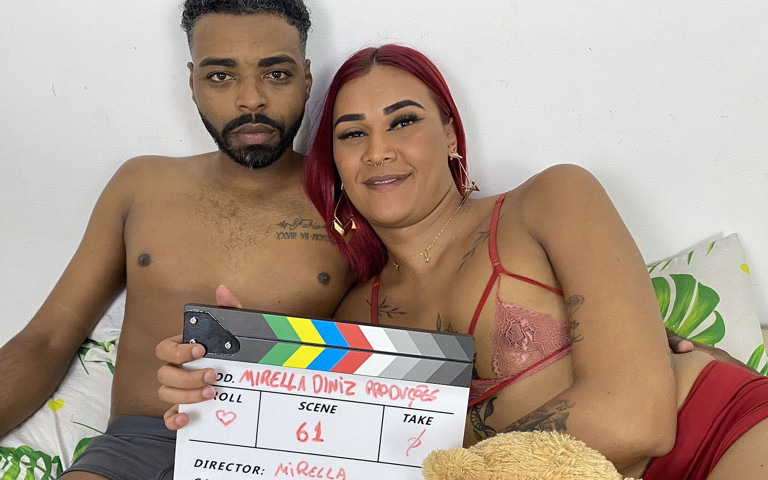 Hellen Fucked Black Guy's Ass (Mirella Diniz Productions)