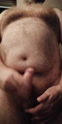 Wanking Huge Load of Stepdaddy Bear Cream in My Yellow Undies...