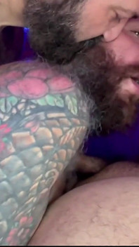 Bears in Purple Bareback Threesome