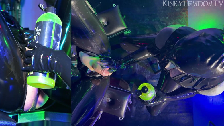 KinkyFemdomTV: Getah berat Fisting Berganda Mata Burung 1080p Kaki Puan Lunatika