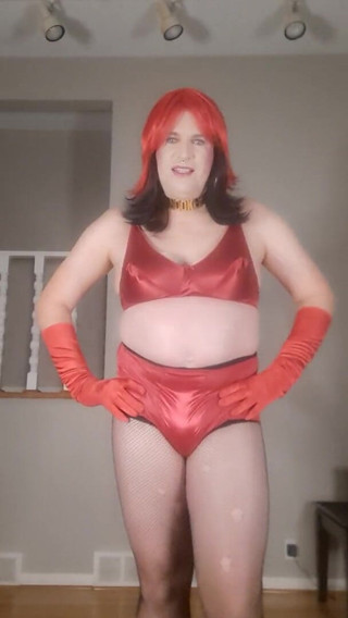 Victoria Lecherri: Your red satin whore for a night!